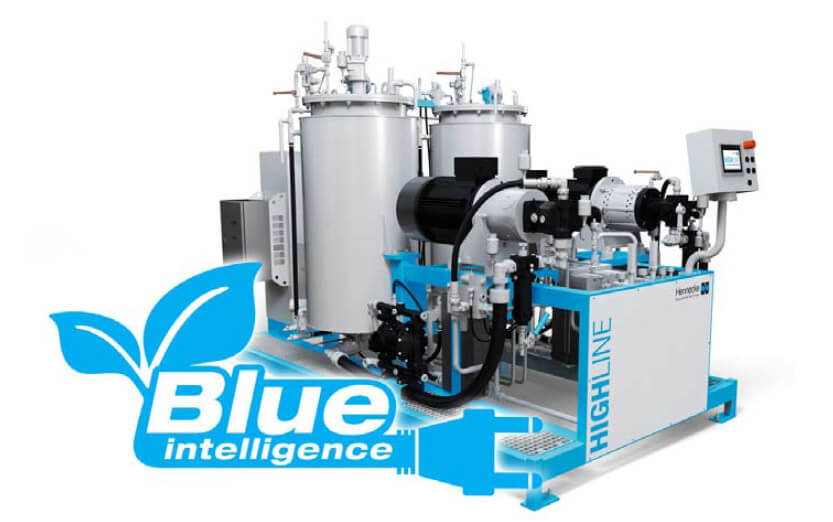 Significantly reduced energy costs in the foaming machine sector