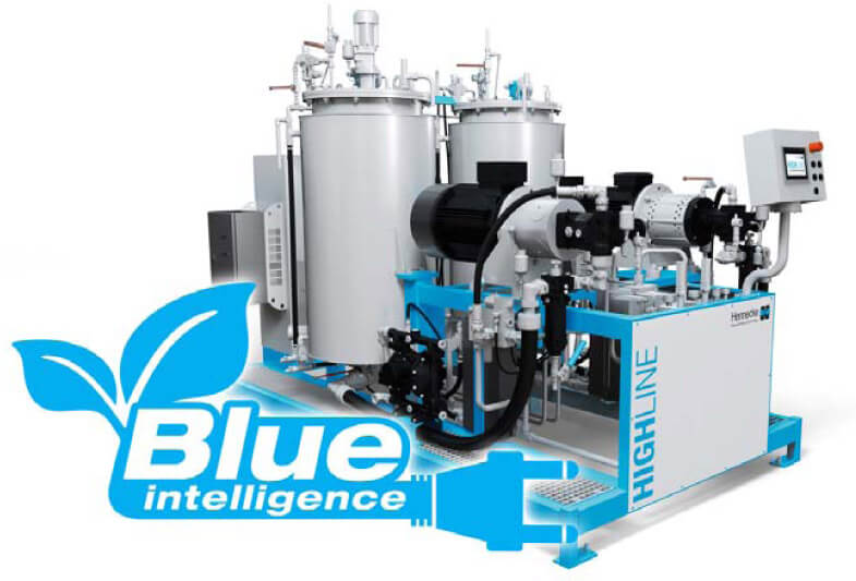 Blue Intelligence: clear reduction of energy costs in polyurethane high-pressure metering