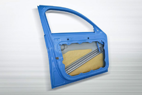 InCar®plus door module with PU-reinforced outer skin